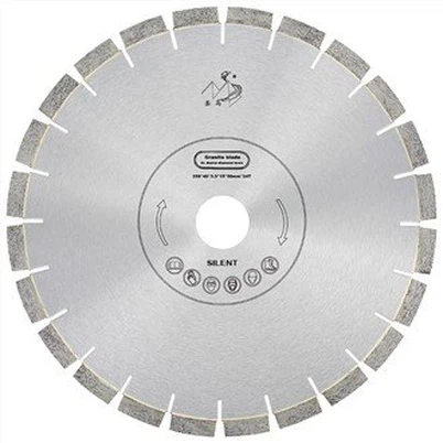 Silent granít sagarblað